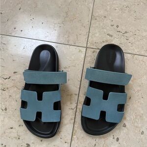 Hermes Blue Sandals